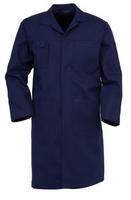 Lange jas/stofjas marineblauw 4043 Mt 44